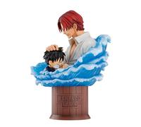 Ichibansho Figura Shanks & Luffy One Piece - Red Hair Pirates 15cm - IS72407 Multicolor - Figura Coleccionable, Ideal para los fanáticos del Anime | Banpresto