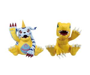 ICHIBANSHO FIGURE Agumon & Gabumon (Clash of Light and Darkness) Digimon Adventure 7cm - IS68933 Multicolor - Figura Coleccionable, Ideal para los fanáticos del Anime | Banpresto