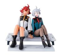 BANPRESTO Ichibansho Figura de Accion Suletta Mercury & Miorine Rembran (The Witch from Mercury Vol.3) Gundam Series 9 cm IS67031 Multicolor, Figura Coleccionable Optimo para los fanaticos del Anime