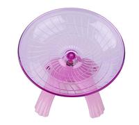 Ichiias Rueda de Ejercicio Rodillo silencioso de plástico para Ratones hámster(Rosado)