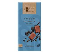 iChoc Vivani Organic Chocolate Choco Cookie 80g | Sin lactosa | vegano (Pack de 10)