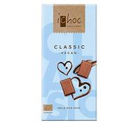 iChoc Vivani Organic Chocolate Classic 80g | Sin lactosa | vegano (Pack de 10)