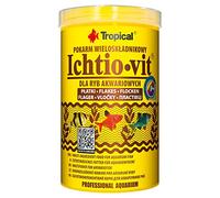 ICHTIO-Vit 1000ml / 200g - Alimento de Varios Ingredientes para Peces de Acuario, Comida Peces