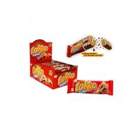 iChuches - 30U Barritas de Barquillo Crujiente con Chocolate con Leche | Snack Dulce Energético | Formato Expositor | Chocolates Valor | Pack 30 Unidades con 2 Barritas por Envase