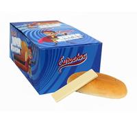 iChuches - Caja 15 Panecillos Dulces con Tableta de Chocolate 70 g - Merienda Infantil y Snack para Compartir - Super Merendón en Sabor Chocolate Negro o Blanco (Chocolate blanco)