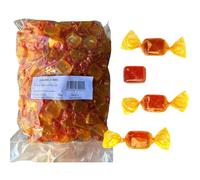 iChuches - Caramelos de Miel Artesanos 1kg - Sabor Tradicional, Efecto Balsámico Natural, Caramelo Duro Clásico Envuelto Individualmente, Ideal para Garganta y Consumo Diario