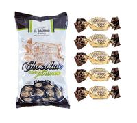 iChuches- Caramelos El Caserío Caramelos Tradicionales De Piñones, Dulce De Leche, Crema De CaFe, Sin Gluten (Caramelo Con Chocolate y Piñones)