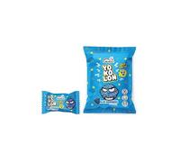 iChuches - Caramelos Rellenos Efervescentes 500 g | Surtido de Sabores y Frambuesa Azul | Golosinas Ácidas con Centro Sherbet | Caramelos Individuales para Fiestas (Frambuesa Azul 500gr)