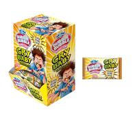 iChuches- Chicle Dubble Bubble - Estuche con 100 Chicles - Fresa, Menta con azúcar o Fresa Sin Azúcar - Chicle Clásico Americano - Ideal para Fiestas y Regalos (90u, Cry Baby Super Acido)