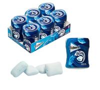 iChuches- Chicle sin azúcar de larga duración Trident. Refrescante, sin calorías, ideal para el aliento (6 und, bote 60min menta)