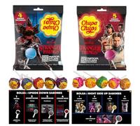iChuches | Chupa Chups Stranger Things - Sabores Misteriosos Inspirados en los Personajes de la Serie | Edición Especial Surtida (20 uds) | Caramelos con Palo Coleccionables (Surtido 20 Unidades)