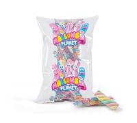 iChuches- Esponjitas Top Mallows Envueltas De Colores Para Mesas Dulces, Bolsas De Cono, Piñatas. Sin Gluten, Sin Lactosa, 0% Materia Grasa. Marshmallow (Tornado, 110)