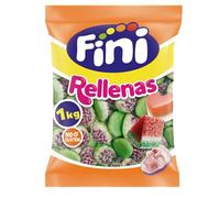 iChuches | Fini Golosinas | Gominolas Rellenas diferentes formas - 1Kg | Ideal para Celebraciones, Cumpleaños, Conos, Candy Bar, Mesas Dulces. (Cerebros)