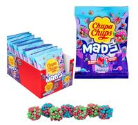 iChuches - Mads Berry Mora y Mads Frutas 115g (Pack 3, 6 o 12 unidades) Snacks de fruta en bolsitas individuales, sabores mora y surtido, formato práctico (3 unidades, Mads Berry Mora)