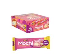 iChuches - Mochi Japonés Royal Family 12x40g | Tiramisú, Matcha y Cheesecake Fresa | Dulce Asiático Relleno Cremoso Soft & Chewy (Mochi Cheesecake Fresa)