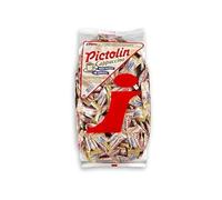 iChuches | Pictolín - Caramelos con Nata | Sin Azúcar - Sin Gluten | Bolsa 1 kg | Diferentes sabores | Ideal para fiestas, regalo cortesía, piñatas, cumpleaños, etc. (Capuccino)
