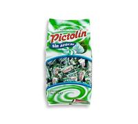 iChuches | Pictolín - Caramelos con Nata | Sin Azúcar - Sin Gluten | Bolsa 800gr | Diferentes sabores | Ideal para fiestas, regalo cortesía, piñatas, cumpleaños, etc. (Menta/Nata)