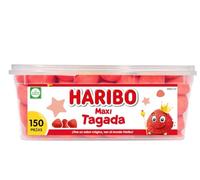 iChuches - Tarro 150 Unidades: Maxi Tagada, Maxi Tagada Pica, Dentaduras y Flores | Gominolas Ideales para Fiestas, Celebraciones y Mesas Dulces Creativas (Maxi Tagada)