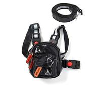 icicecream Mochila para perro con correa para perros, mochila ajustable para perros, tiras reflectantes, seguro para la noche, viajes, senderismo, caminar, mochila para perros pequeños y medianos