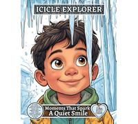 ICICLE EXPLORER - Moments That Spark a Quiet Smile: 60 realistic winter portraits of curious boys exploring icicles, snowy neighborhoods, and frosty ... 8.5x11 coloring book for kids and all ages