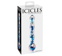 Pipedream Icicles® No. 8, Clear & Blue, 17,8 cm