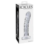 Icicles Hand Blown Glass Massager, No. 62-1 Unidad