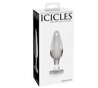 ICICLES N 26 Masajeador De Vidrio - Elegante Diseño Hecho A Mano Con Vidrio Hipoalergénico