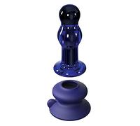 enchufe anal vibratorio de vidrio con control remoto de vidrio vibratorio...