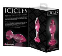 Icicles Plug anal de vidrio Nº 79 Rosa