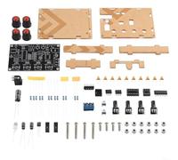 ICL8038 Generador de señal de baja frecuencia Kit DIY para triángulo sinusoidal onda cuadrada 5Hz-400kHz Ciclo de trabajo ajustable FR4 Junta con caja acrílica