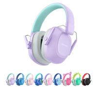iClever Audífonos con cancelación de ruido para niños, 26 dB NRR de seguridad, reducción de ruido, orejeras para autismo, ayuda sensorial y de concentración, protección auditiva para fuegos