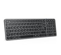 iClever Clavier Bluetooth Clavier sans Fil Rechargeable