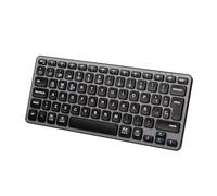 iClever DK02 Teclado Bluetooth para Mac - Español Teclado Inalámbrico QWERTY Cambia Entre 3 Dispositivos con Multi Device para MacBook Pro/Air, iMac, iOS, PC, Android