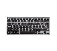iClever Teclado Bluetooth, compacto teclado Mac inalámbrico (2,4 GHz + Bluetooth), teclado italiano QWERTY, recargable USB-C, ultrafino, compatible con Mac, para MacBook Pro/Air/iMac, iPad, iPhone