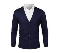 iClosam Cardigan Hombre Casual OtoñO JerséIs Hombre De Manga Larga Jersey De Punto Sue TER Hombres