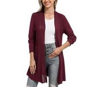 iClosam Cárdigan Largo de Casual para Mujer Talla Grande Chaqueta Chal Mujer Verano Outerwear Jersey Bolero Cárdigan Kimono Señoras Tops Ropa de Playa Camisolas y Pareos