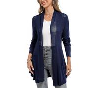 iClosam Cárdigan Largo de Casual para Mujer Talla Grande Chaqueta Chal Mujer Verano Outerwear Jersey Bolero Cárdigan Kimono Señoras Tops Ropa de Playa Camisolas y Pareos
