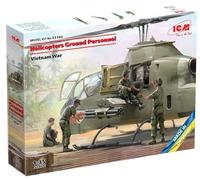 ICM 1:35 - Kit de modelo de personal de tierra de helicópteros (guerra de Vietnam), ICM53102 Gris