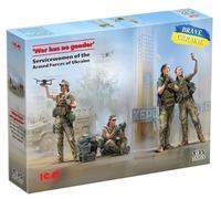 ICM 1:35 La guerra no tiene género, mujeres del ejército ucraniano