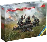 WWII German Military Medical Personal (100% New Moldes) 1 :3 5 Plástico Modelo