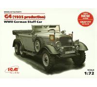 ICM 1/72 (20mm) Mercedes Benz W31 Tipo G4 (1935 Producción) Alemán Staff Coche