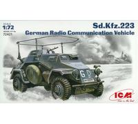 ICM 1/72 (20mm) Sd Kfz 223 Vehículo De Comunicación Por Radio