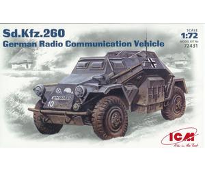 ICM 1/72 (20Mm) Vehículo De Comunicación De Radio Sd Kfz 260