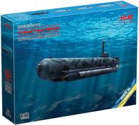 ICM S. S. 019 - 1:72 u-Boat Tipo Molch ,WWII Alemán Midget Submarino (100% Nuevo