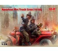 ICM 24006 1/24 American Fire Camión Crew (1910s) (2 Figures) (100% New Moldes)