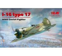 ICM 32005 - 1 :3 2 - I-16 Tipo 17 Soviético Fighter - Nuevo