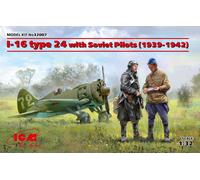 ICM 32007 1/32 I-16 Type 24 Con Soviet Pilots (1939-1942)