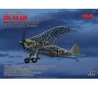 ICM 32021 1/32 Cr. 42 Lw , WWII German Luftwaffe Ground Attack Avión (100% Ne
