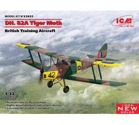 ICM 32035 1/32 D. H. 82A Tiger Moth, British Training Avión (100% New Moldes)