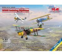 ICM 32039 1/32 WWII Training Biplanes (Bucker Bu 131D, DH.82A Tiger Moth ,